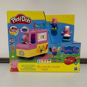 Play-Doh Peppa Pig: Peppa's Ice Cream Playset-NIB